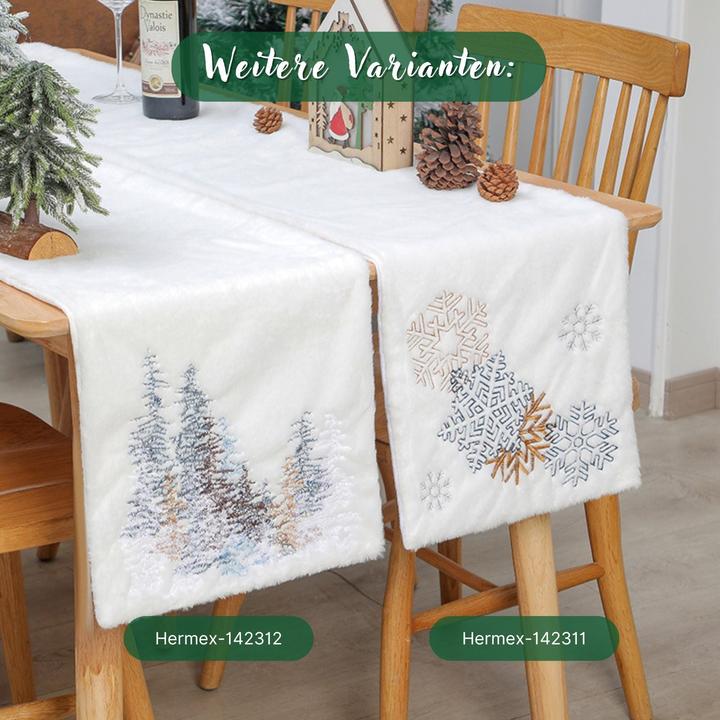 Produktbild Hermex Tischläufer Tischdeko Tischdecke Tischband Weihnachtsdeko Deko-Läufer