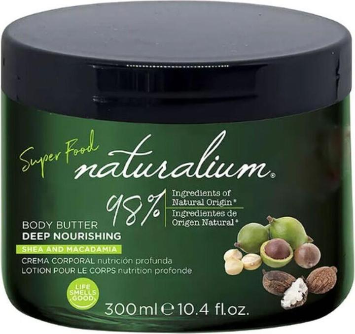 Naturalium SUPER FOOD macadamia body butter 300 ml (Körpercreme, 300 ml)