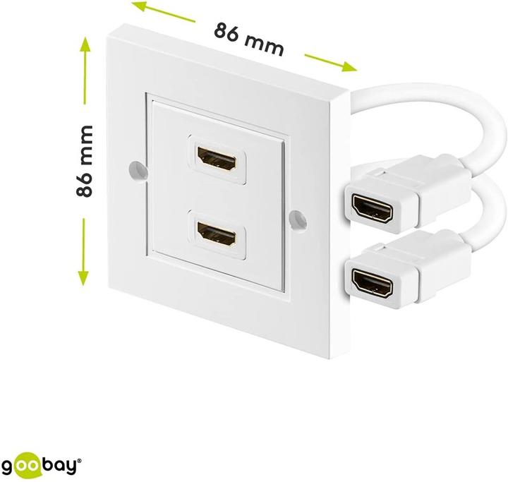 Immagine prodotto Goobay Adattatore per presa a muro HDMI