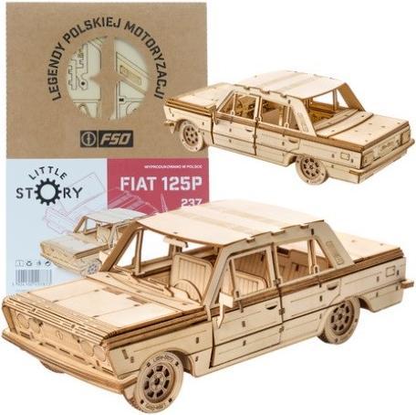 Nice Idea Puzzle wood3D FSO Fiat 125p E002 07873