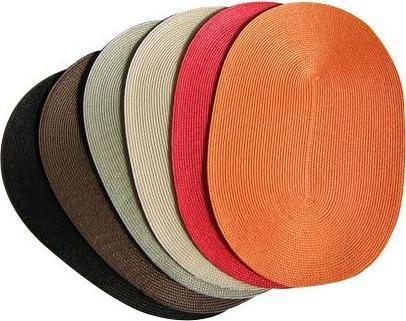Actual product image Continenta Placemat oval reed green 45x31cm (1 pcs., 45 x 31 cm)