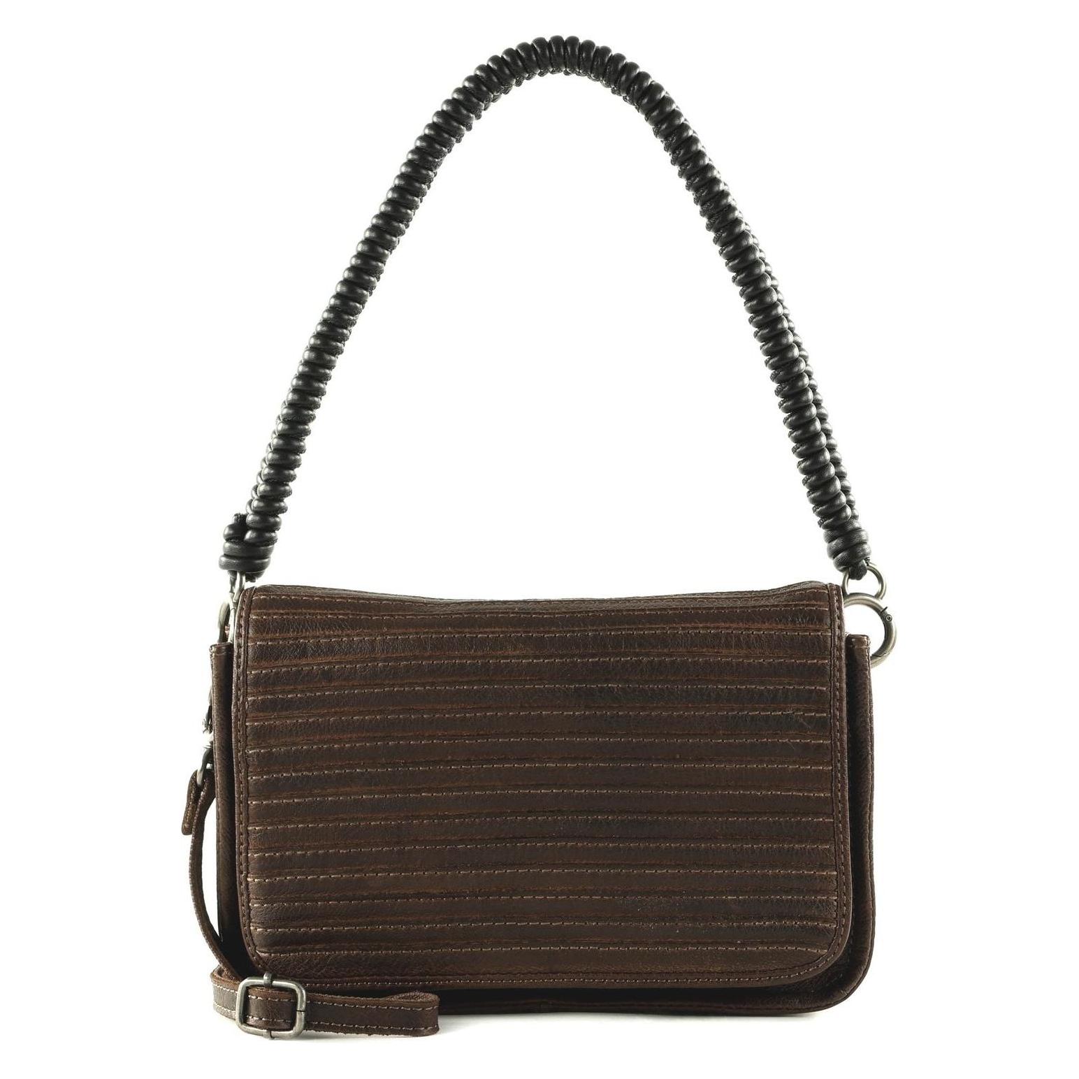 FredsBruder, Damen, Handtasche, Enna Flap Crossbag, Braun