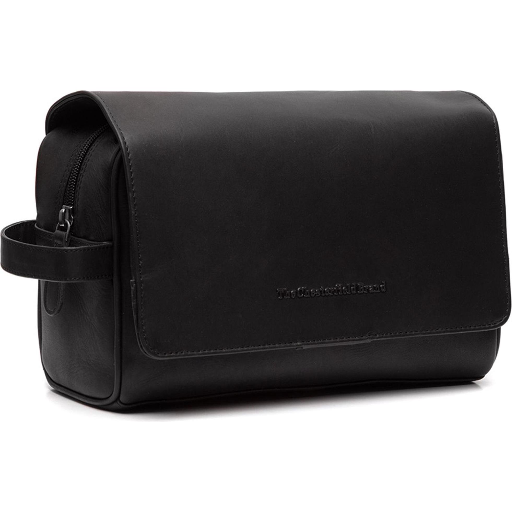 The Chesterfield Brand, Necessaire, Rosario Kulturbeutel Leder 25 cm, Schwarz, (4 l)