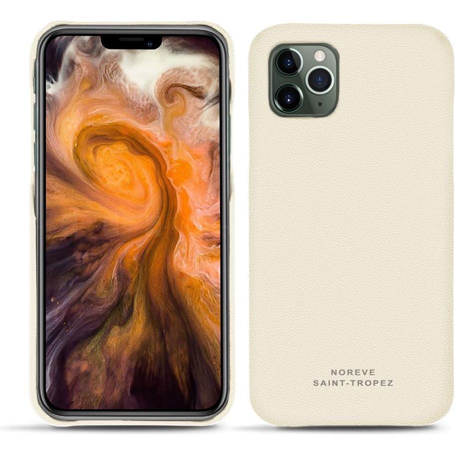 Noreve Lederschutzhülle (Apple iPhone 11 Pro Max), Smartphone Hülle, Weiss