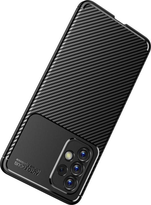 Produktbild Cover-Discount Galaxy A33 5G - Carbon Fiber Case schwarz (Samsung Galaxy A33 5G)