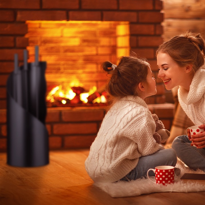 Actual product image Relaxdays Fireplace set (20 x 20 x 56.5 cm)