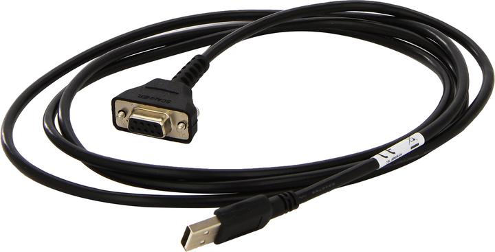 Actual product image Zebra USB cable 9-pin USB cable, female, straight, for DS457