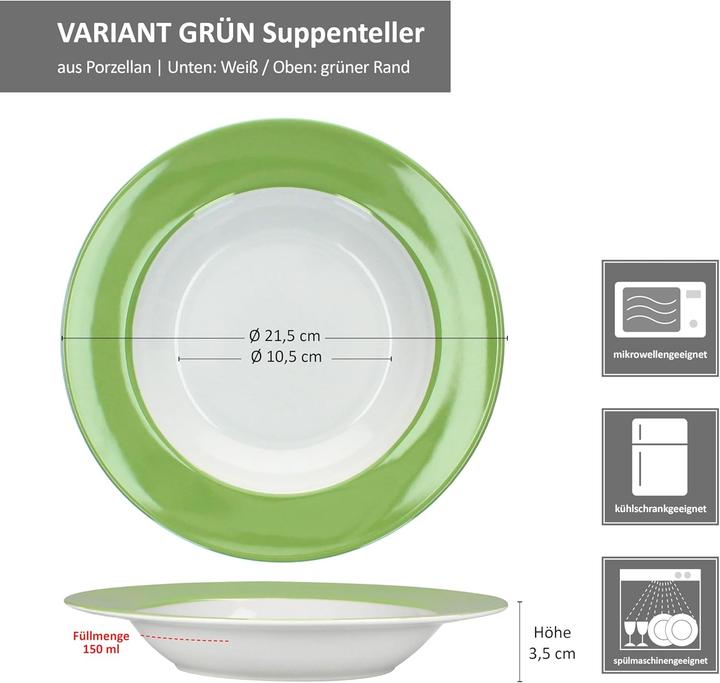 Produktbild MamboCat 6er Set Suppenteller (6x)