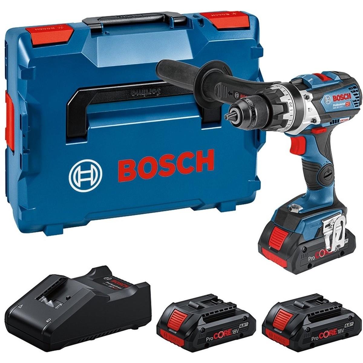 Bosch Professional Prof. Set: Akku-Schlagbohrschrauber GSB 18V-110 C, 3 ...