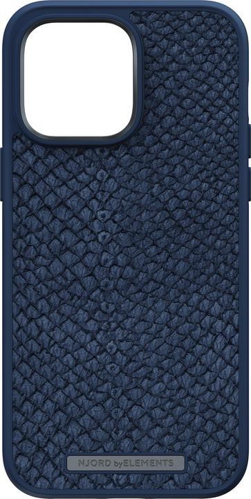 Immagine prodotto Njord Custodia rigida Salm.Leather Magsafe blu (Apple iPhone 14 Pro Max)