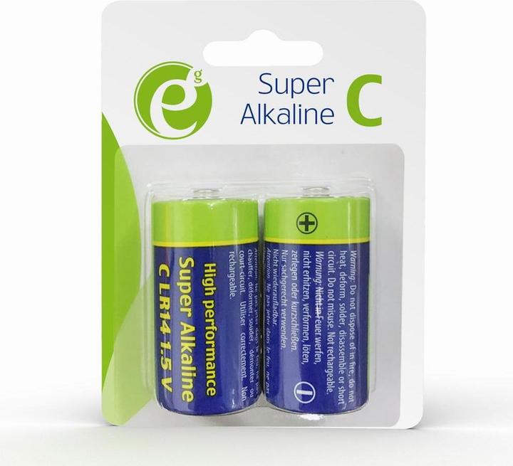 Produktbild Gembird EG-BA-LR14-01 Haushaltsbatterie Einwegbatterie Alkali (1 Stk., C, 7500 mAh)