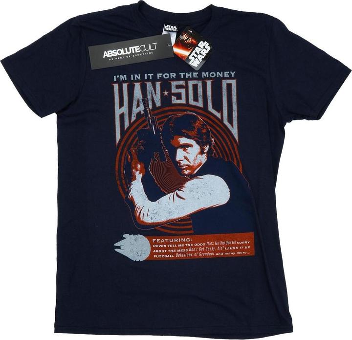 Immagine prodotto Star Wars Han Solo Rock Poster Maglietta Uomo (L)