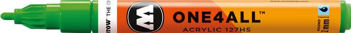 Actual product image Molotow Permanent marker One4All 127 HS refillable 2mm kacao77 universes green (kacao77 universes green, 2 mm, 1 x)