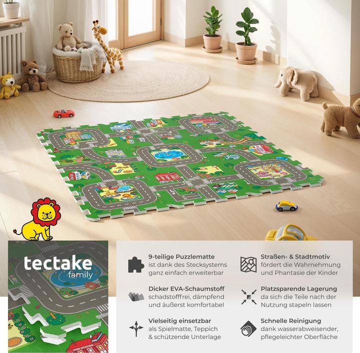 Image du produit tectake Ma ville (90 x 90 cm)