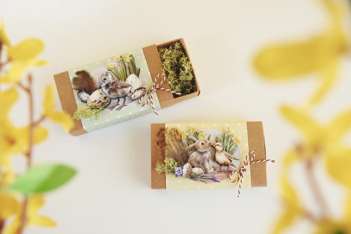 Image du produit VBS Boîtes d'allumettes "papier kraft", 11 cm, 24 pièces (11 x 6,5 cm)