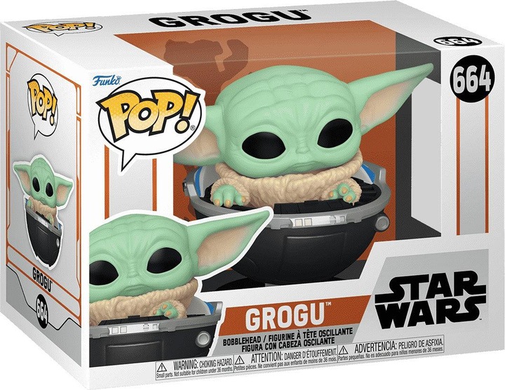 Produktbild Funko POP! Star Wars: The Mandalorian Grogu - Sammelfigur