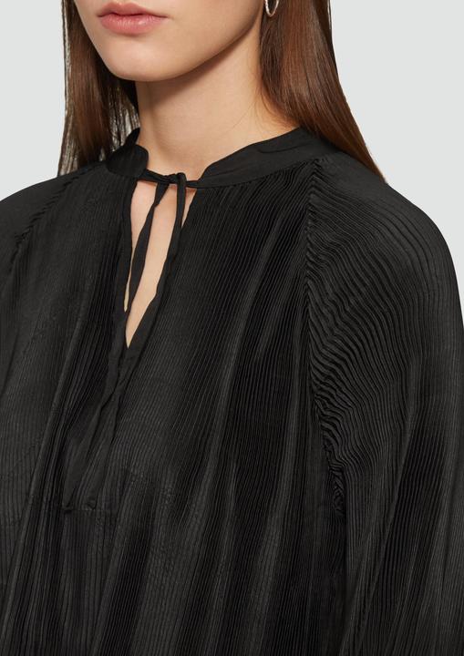 Produktbild S.Oliver Bluse Plissierte Bluse mit Tunikaausschnitt (36)