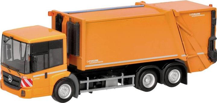 Herpa 319003 H0 LKW Modell Mercedes Benz Econic Pressmüllfahrzeug FAUN VARIOPRES