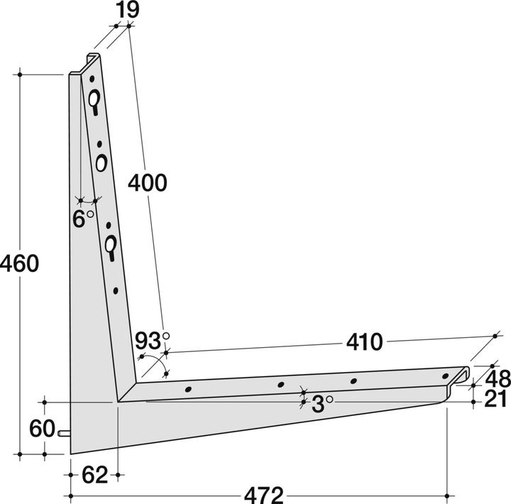 Produktbild Hebgo Sitzbankkonsole