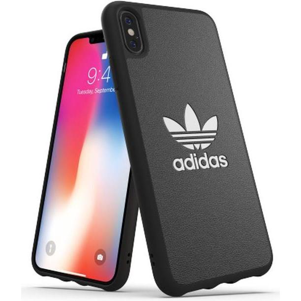 adidas Basics Moulded Case schwarz/weiss (Apple iPhone XS Max), Smartphone Hülle, Schwarz