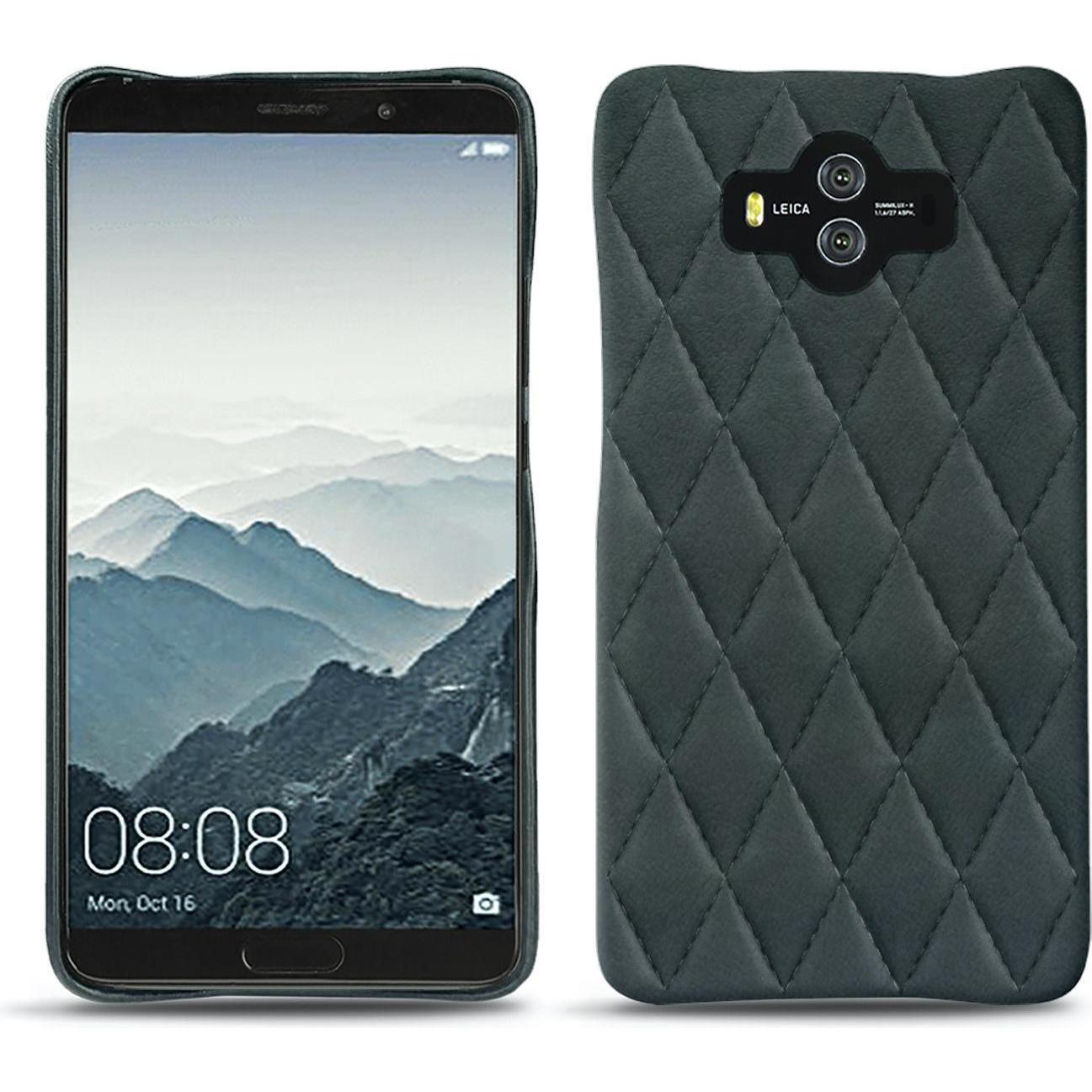 Noreve Lederschutzhülle (Huawei Mate 10), Smartphone Hülle, Blau