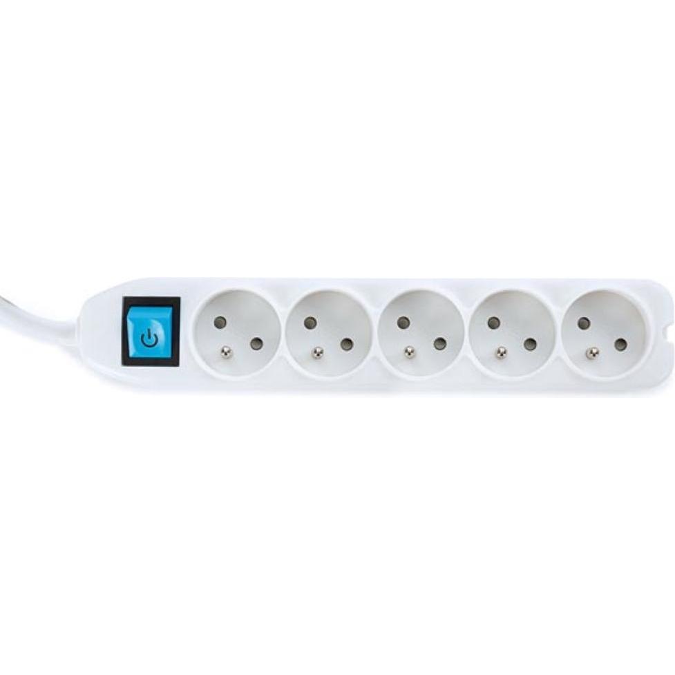 Thumbnail - Velleman, Steckdosenleiste, 5-Fach-Steckdosenleiste Mit Kabelbox - Stecker-Typ E (Französisches System) (5 x, CEE 7/5, 1...