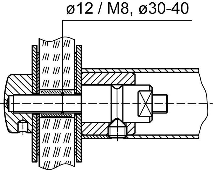 Actual product image Dormakaba Mounting sets OGRO GZ 203 (Door set)