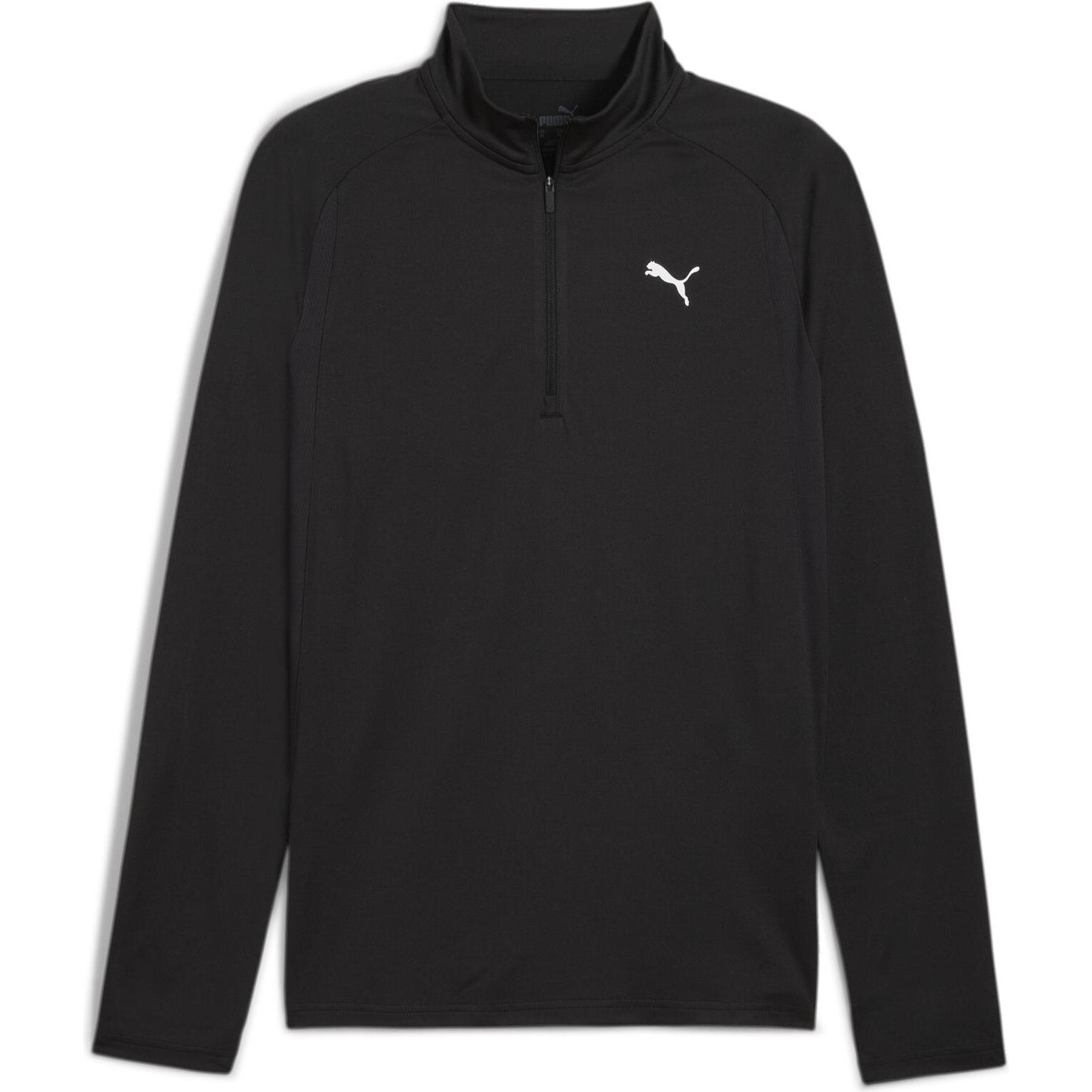 Puma, Herren, Sportshirt, M TAD TECH Fabric Mix 1/4 Zip (XL), Schwarz, XL