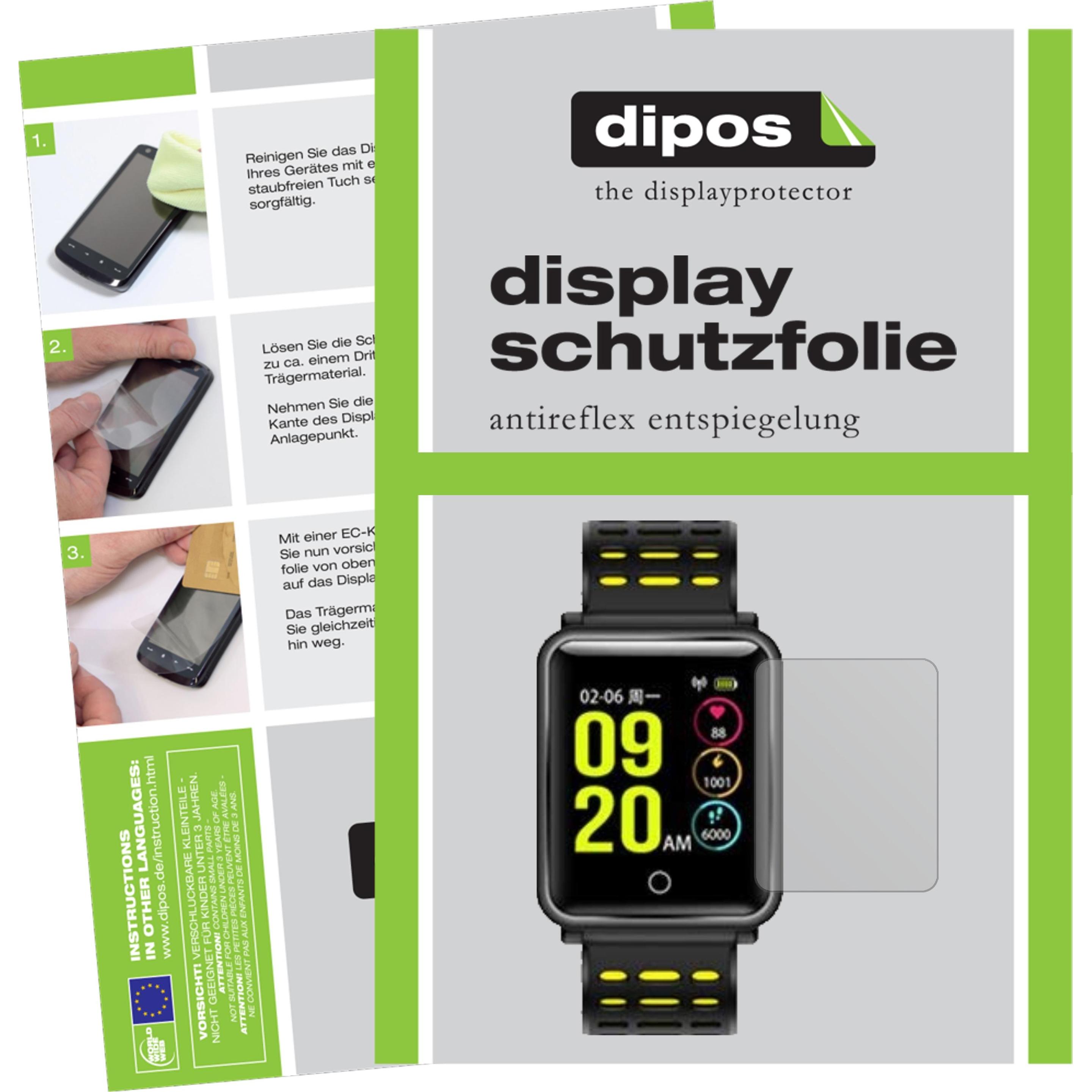 Thumbnail - Dipos Displayschutzfolie Antireflex, Smartwatch Schutzfolie, Transparent