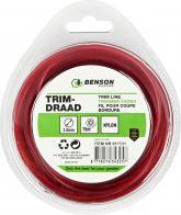 Actual product image Benson Garden Trimmerfaden 15 m x 2,00 mm (Lawn mower, Trimmer line + line spool)