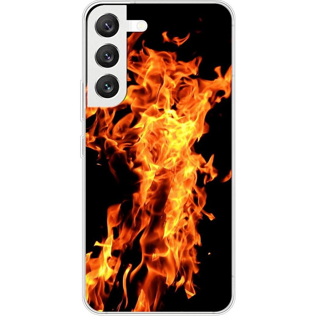 König Design Hülle Handy Schutz für Samsung Galaxy S22 5G Case Cover Tasche Bumper Etuis TPU (Samsung Galaxy S22 5G), Sm...