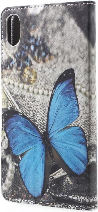 Actual product image Cover-Discount Leather cover card holder butterfly (Apple iPhone XR)