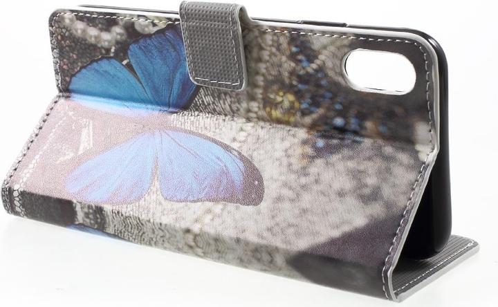 Actual product image Cover-Discount Leather cover card holder butterfly (Apple iPhone XR)