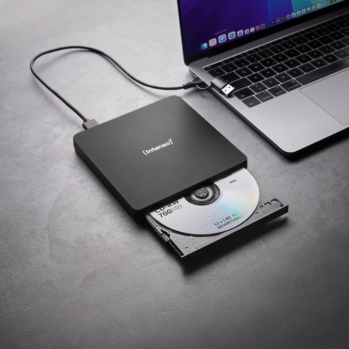 Actual product image Intenso DVD-Brenner EOD 400D Slim (CD burner, DVD drive, DVD writer)