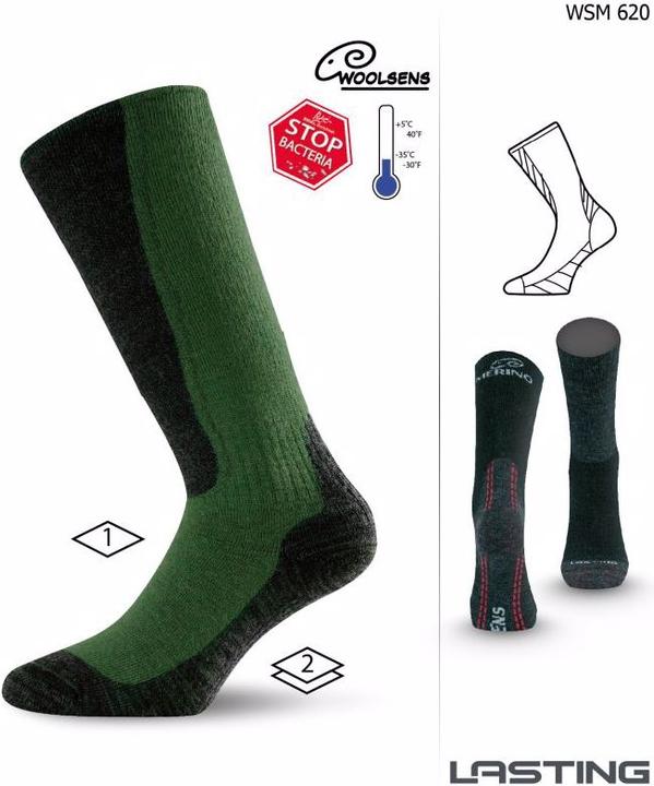 Actual product image Lasting WSM trekking socks (S)