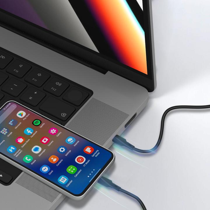 Actual product image USB-C charging and data transfer cable (1 m, USB 3.2 Gen 1, 60 W)