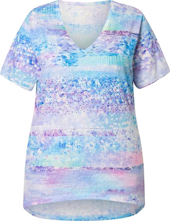 Actual product image Angel of Style T-Shirt, A-Linie, Glitzersteinchen, Farbdruck (46)