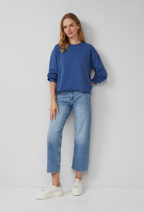 Produktbild s.Oliver Sweatshirt Sweatshirt im Relaxed Fit mit Rollsaum (44)