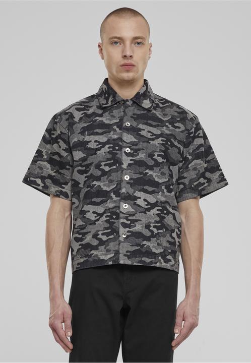 Produktbild Urban Classics Laser Camo Printed Boxy Shirt - 166807 (5XL)