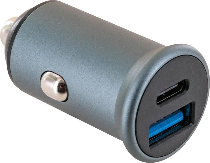 Schwaiger Auto Schnellladegerät USB-A/C