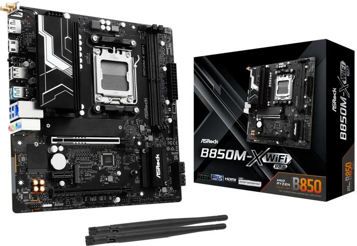 Actual product image AsRock B850M-X Wifi R2.0 (AM5, AMD B850, mATX)