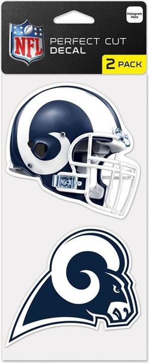 NFL Los Angeles Rams 2er Set Aufkleber (2 Sticker)