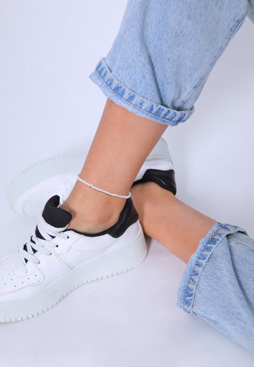Image du produit Elli Bijoux de pied Perles synthétiques Classique Basic 925 argent (Argent 925 sterling plaqué or, Cuivre, Perle synthétique, 22 cm)