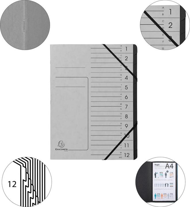 Actual product image Exacompta Stapled file folders (A4, 1 x)