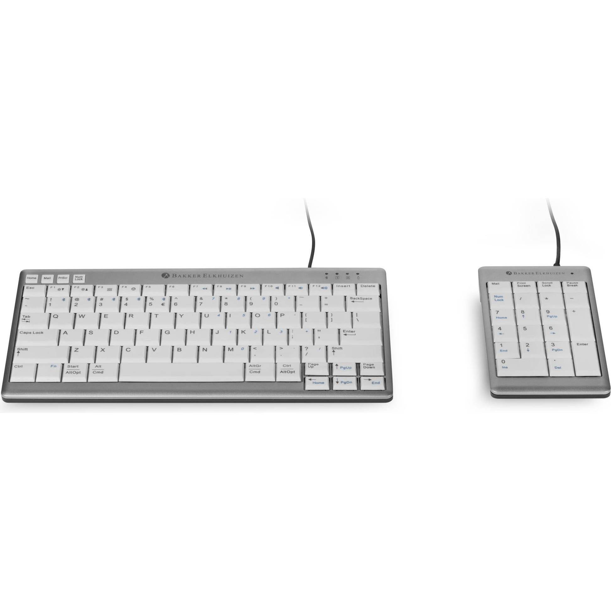 Thumbnail - Bakker Elkhuizen Ultraboard 955 Numeric (Nummernblock, Kabelgebunden), Tastatur, Weiss