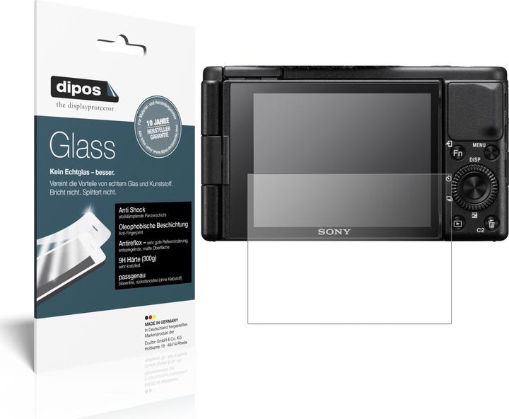 Dipos Displayschutz Anti-Shock (Displayschutz, Sony ZV-1)