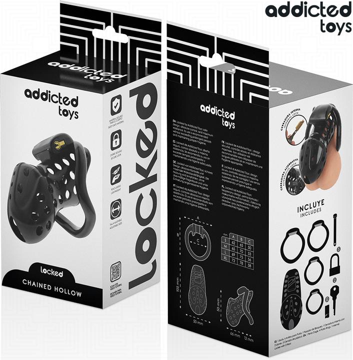 Image du produit Addicted toys LOCKED - ANGEKETTETER HOHLPENISKÃ„FIG 10,5 CM