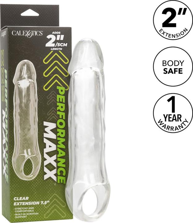 Actual product image CalExotics California Exotics - Performance Maxx Clear Extension 7,5 Transparent