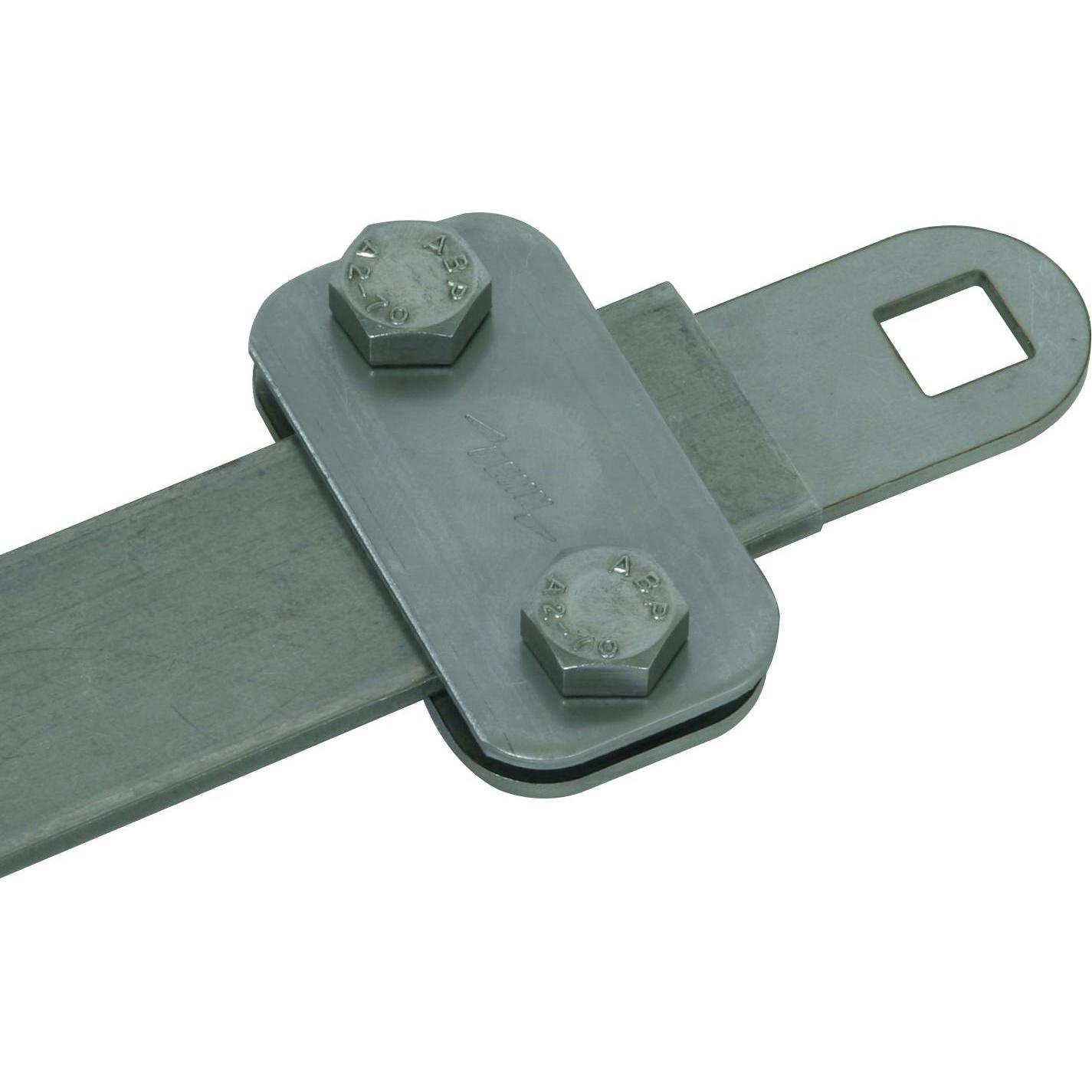 Dehn Klemmstück NIRO m. Vierkantloch D 11mm 380129, SAT Zubehör