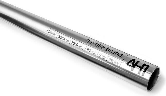 Produktbild Title AH1 MTB Lenker 35 mm - 50 mm Rise - chrome (35 mm)